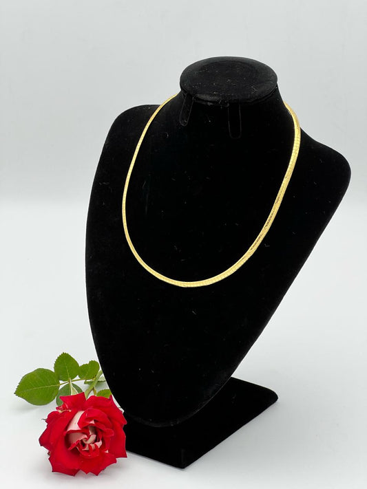Designer Collection: SNAKE CHAIN (STYLE: B) (Gold Plated)